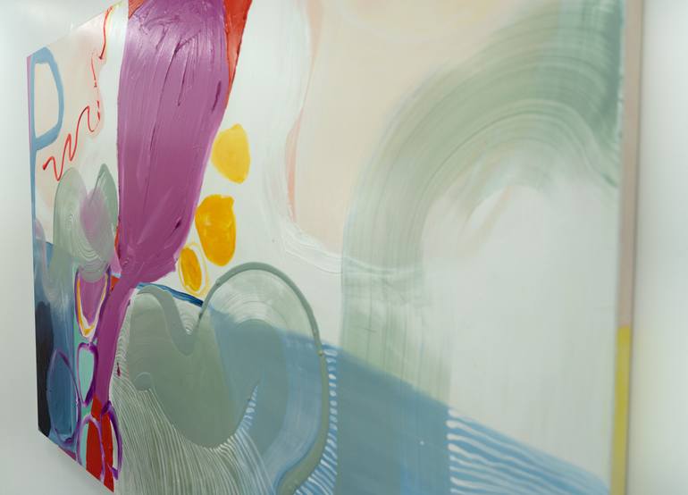Original Abstract Expressionism Abstract Painting by Claire Desjardins