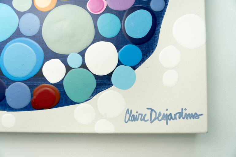 Original Abstract Expressionism Abstract Painting by Claire Desjardins