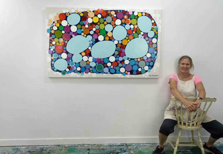 Original Abstract Expressionism Abstract Painting by Claire Desjardins