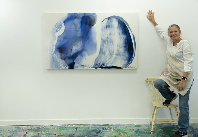 Original Abstract Expressionism Abstract Painting by Claire Desjardins