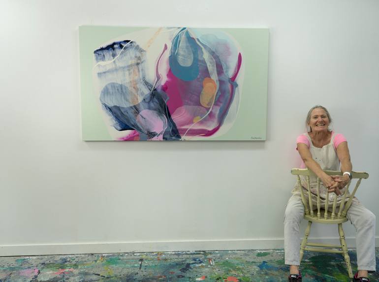 Original Abstract Expressionism Abstract Painting by Claire Desjardins