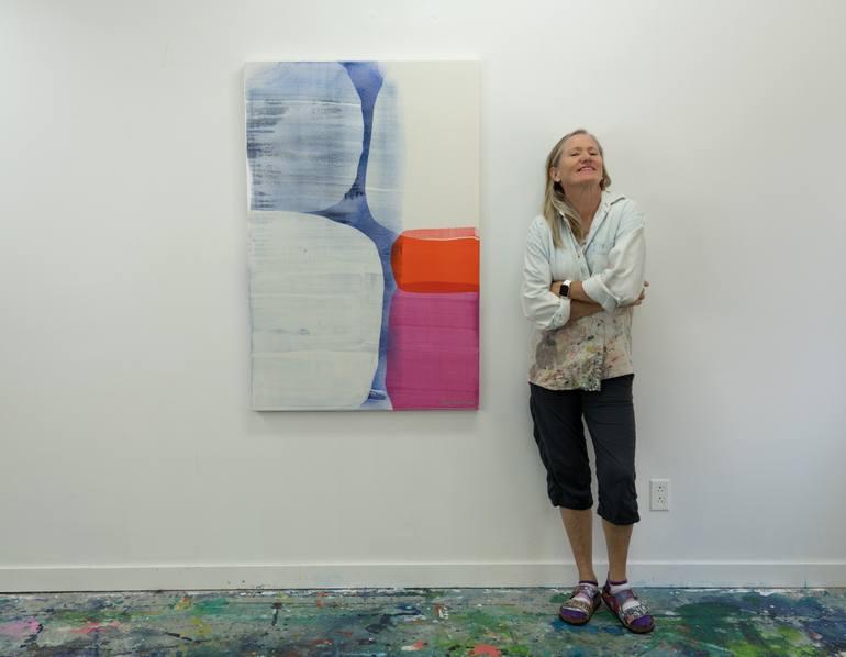 Original Abstract Expressionism Abstract Painting by Claire Desjardins