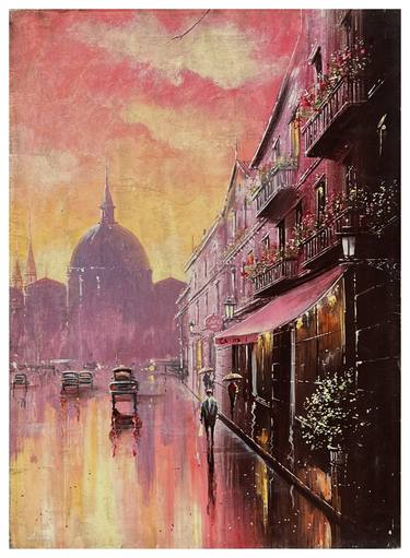 Original Architecture Paintings by CreatArt BeArt