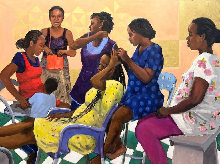 Original Contemporary People Paintings by Anne Blankson-Hemans