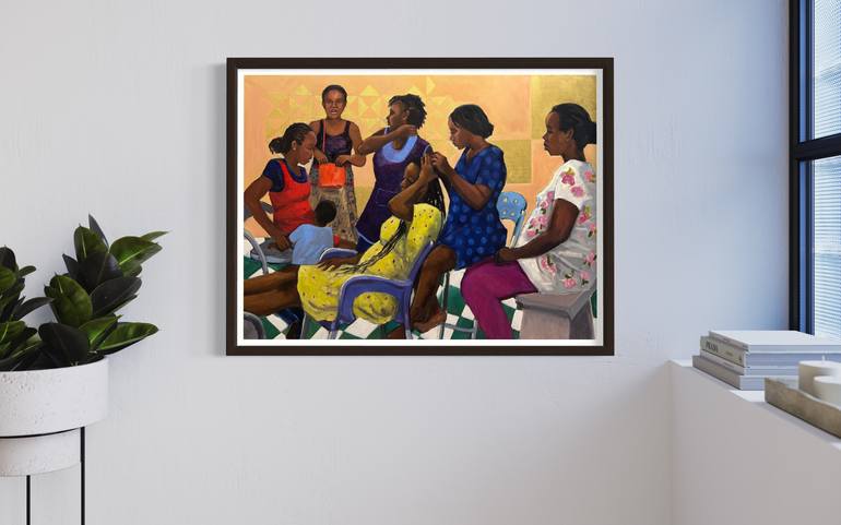 Original Contemporary People Painting by Anne Blankson-Hemans