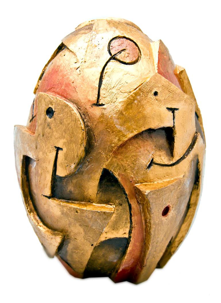 Original Contemporary Geometric Sculpture by Rodolfo Navarro