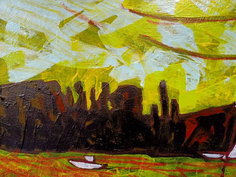 Original Expressionism Landscape Painting by Jakub Szczepański