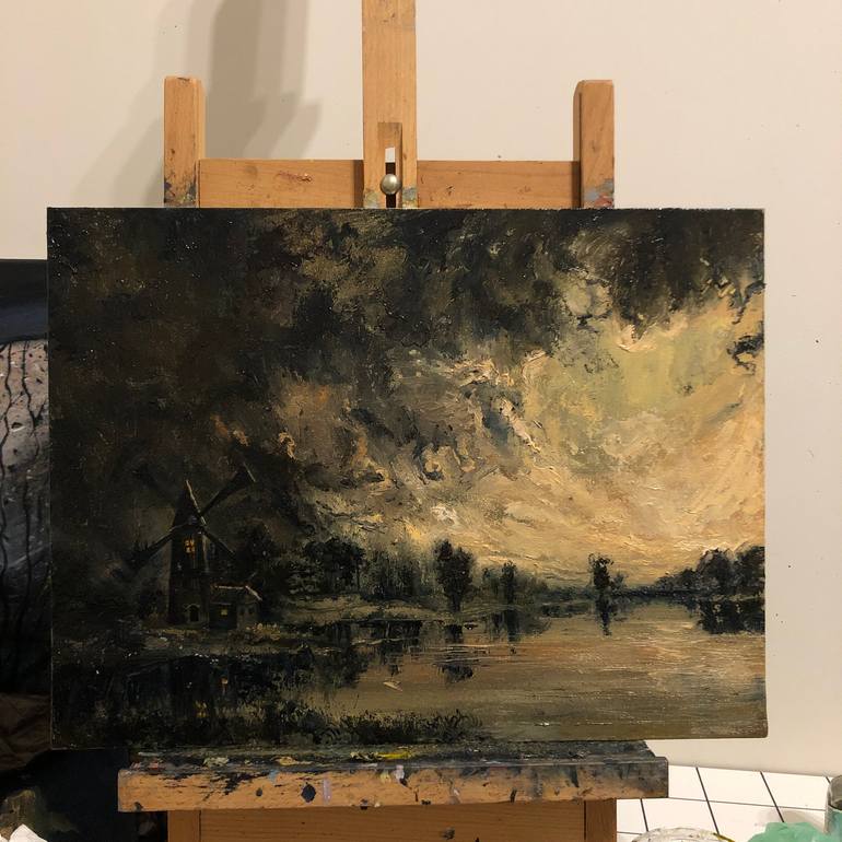 Original Contemporary Landscape Painting by Mikhail Khalin