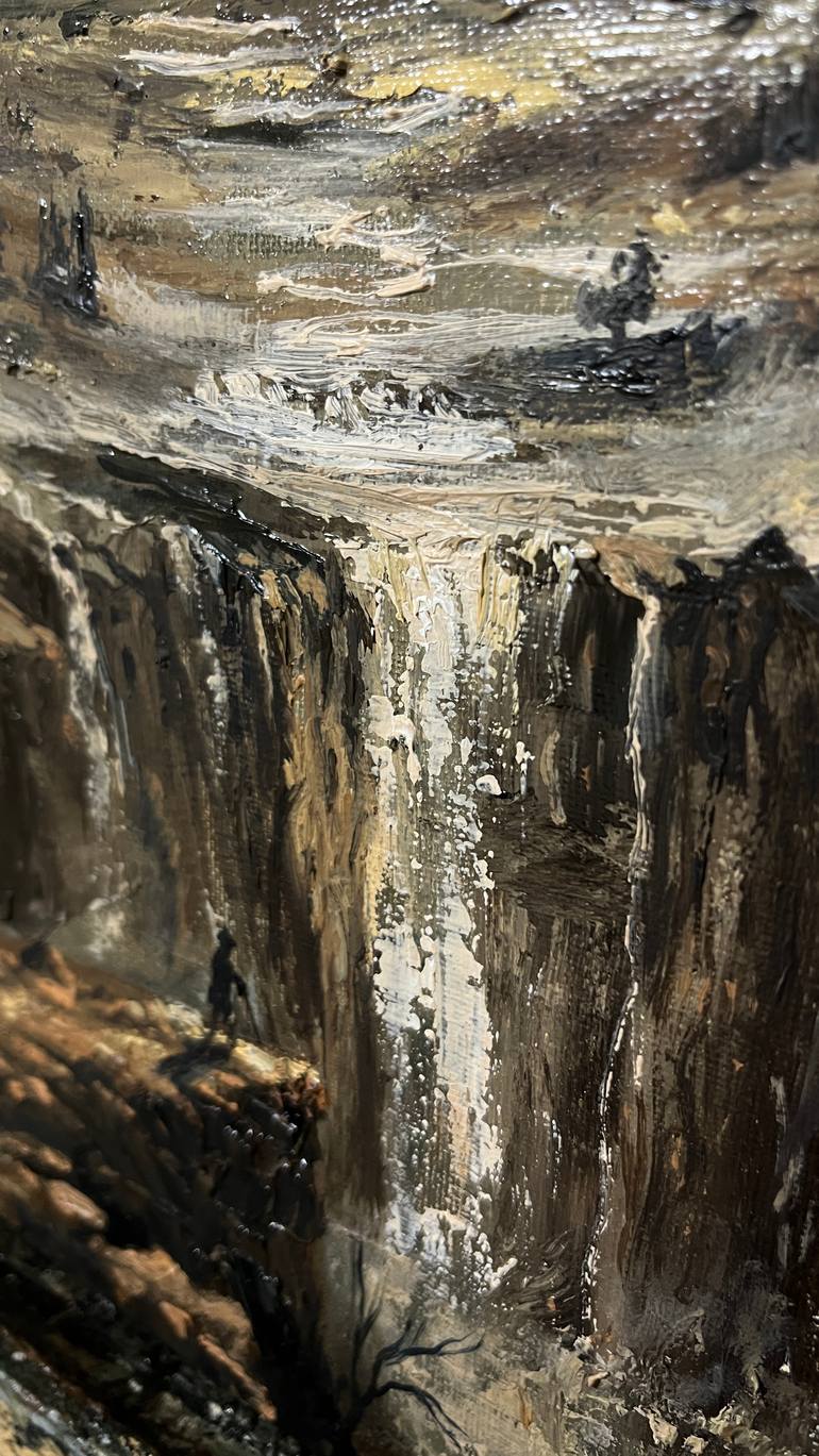 Original Neoclassicism Landscape Painting by Mikhail Khalin