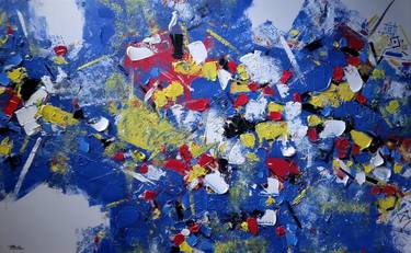 Original Abstract Expressionism Abstract Paintings by Phạm Đăng Tân