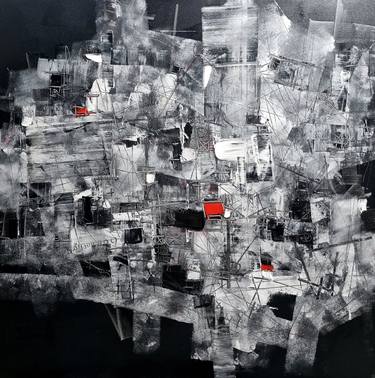 Original Abstract Paintings by Phạm Đăng Tân
