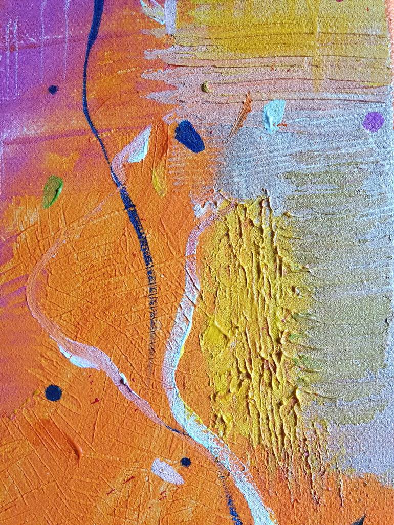 Original Abstract Expressionism Abstract Painting by Marta Davidson
