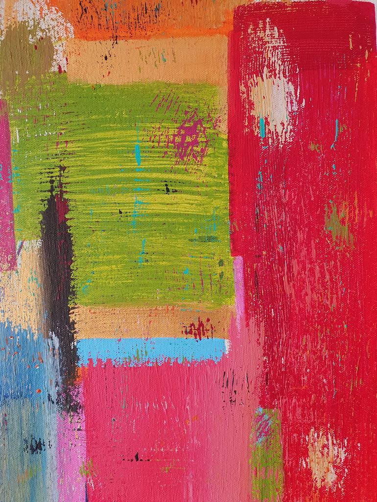 Original Abstract Expressionism Abstract Painting by Marta Dobrowolska Davidson