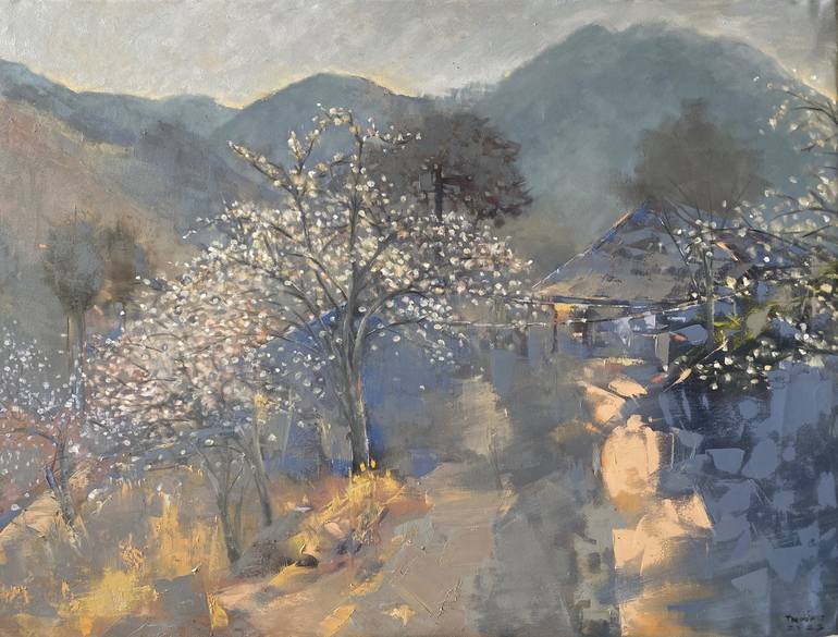 Original Landscape Painting by Lô Quang Thưởng