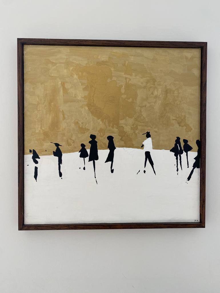 Original Modernism Abstract Painting by Susan Stephenson