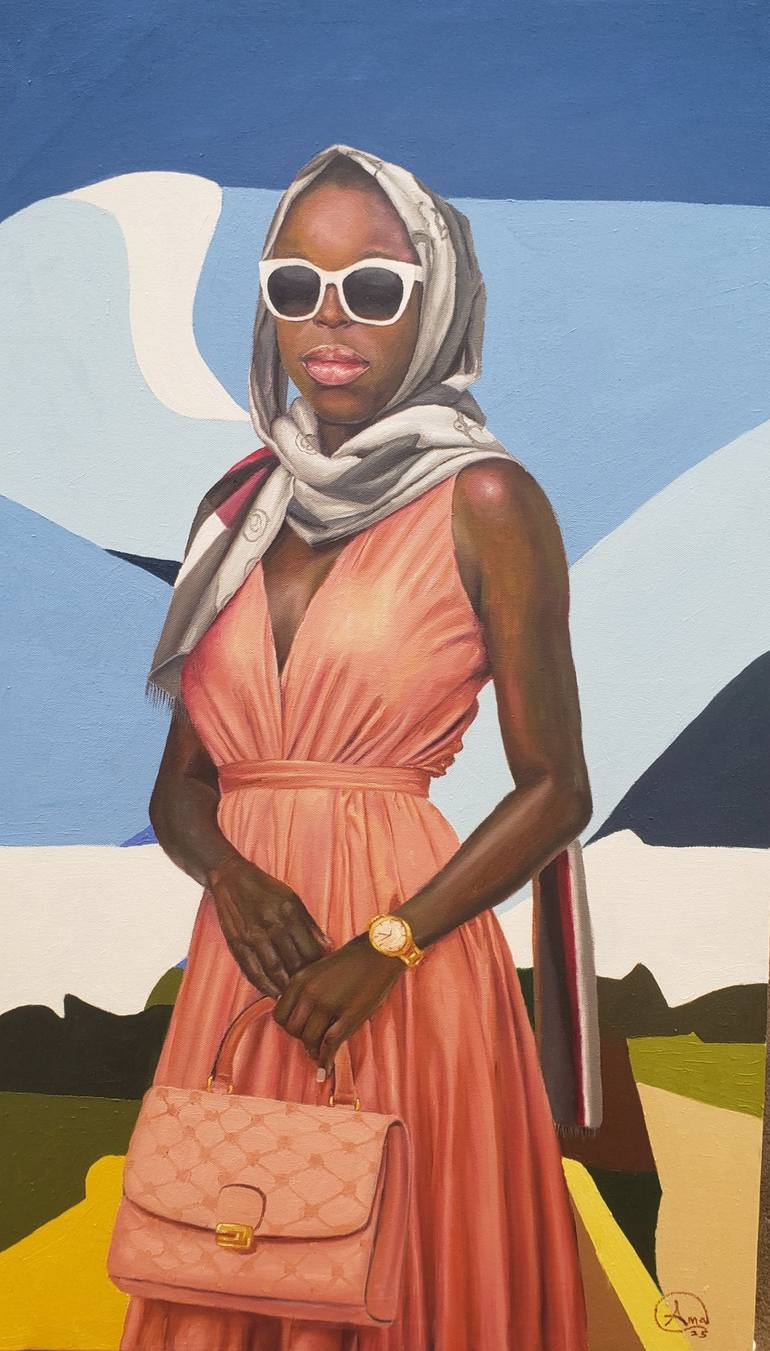 Original Contemporary Women Paintings by Abasiama Umoh