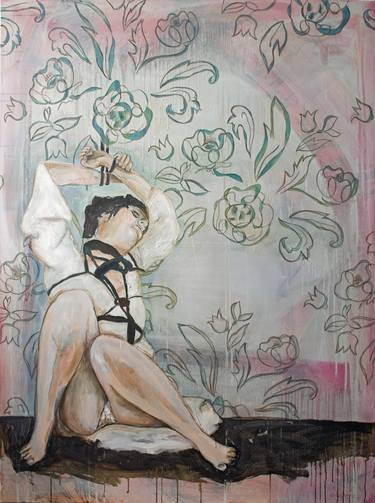 Original Figurative Women Paintings by Alexandra Bolzer