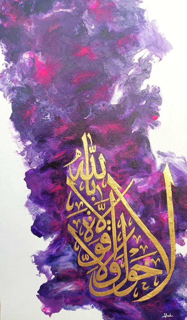 Original Abstract Religion Painting by Ifrah Zulfiqar