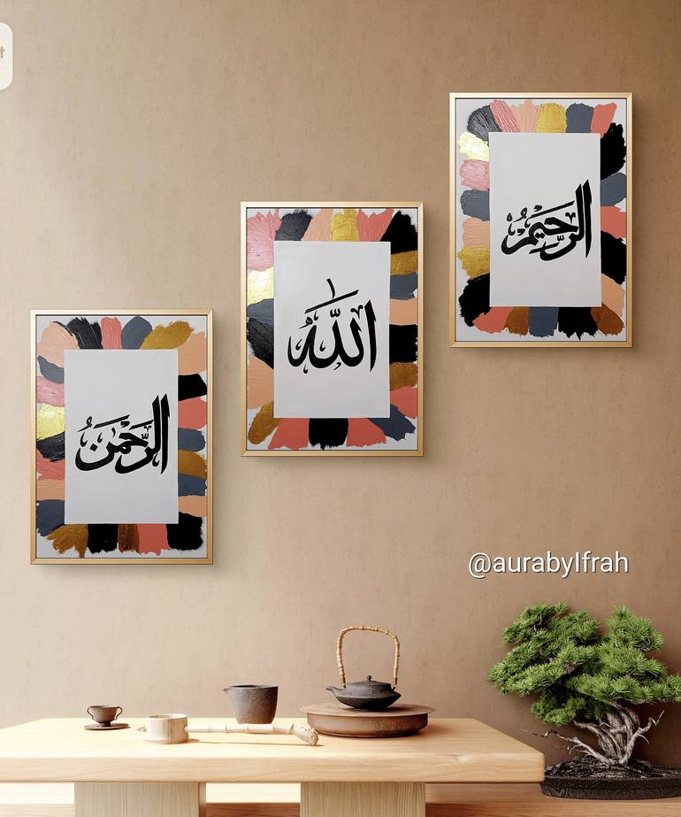 Original Art Deco Abstract Paintings by Ifrah Zulfiqar