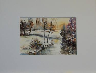 Original Impressionism Landscape Paintings by Nino Dobrosavljevic