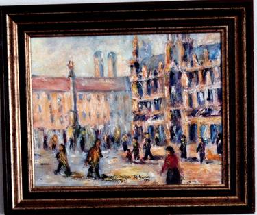 Original Impressionism Cities Paintings by Nino Dobrosavljevic