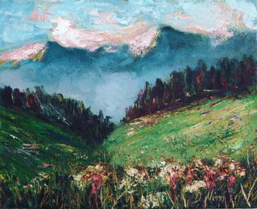 Original Impressionism Landscape Paintings by Nino Dobrosavljevic