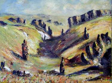 Original Impressionism Landscape Paintings by Nino Dobrosavljevic