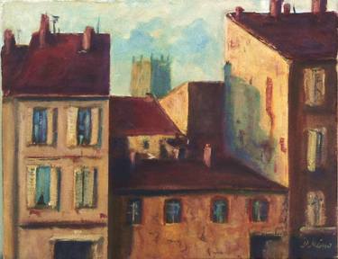 Original Impressionism Cities Paintings by Nino Dobrosavljevic