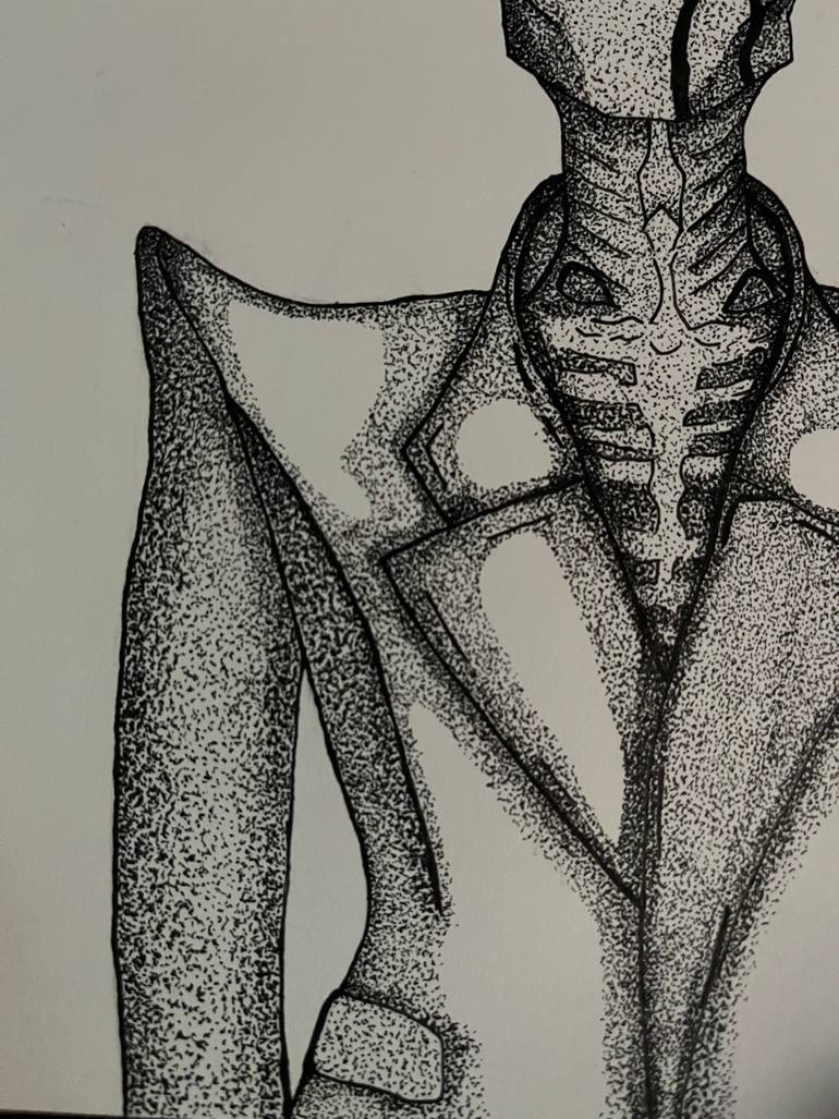 Original Contemporary Abstract Drawing by Felis Four