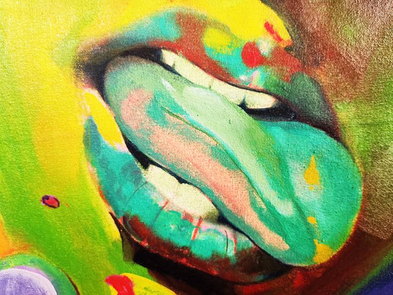 Original Surrealism Fantasy Painting by Gio' Pasta