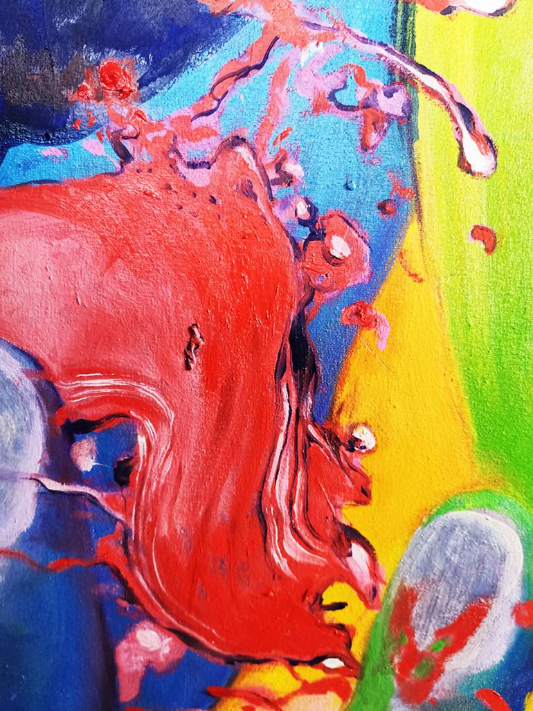 Original Surrealism Fantasy Painting by Gio' Pasta