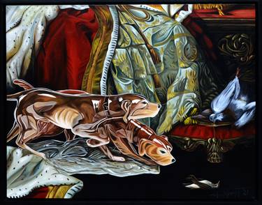 Original Realism Animal Paintings by Szymon Kurpiewski