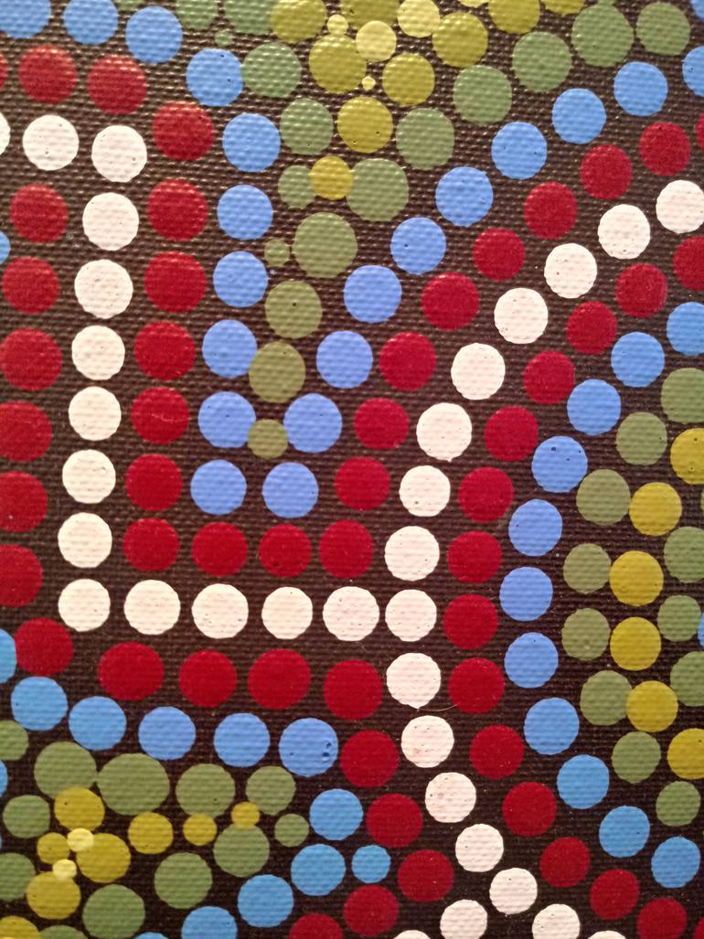 Original Pop Art Abstract Painting by Paco Vila Guillen