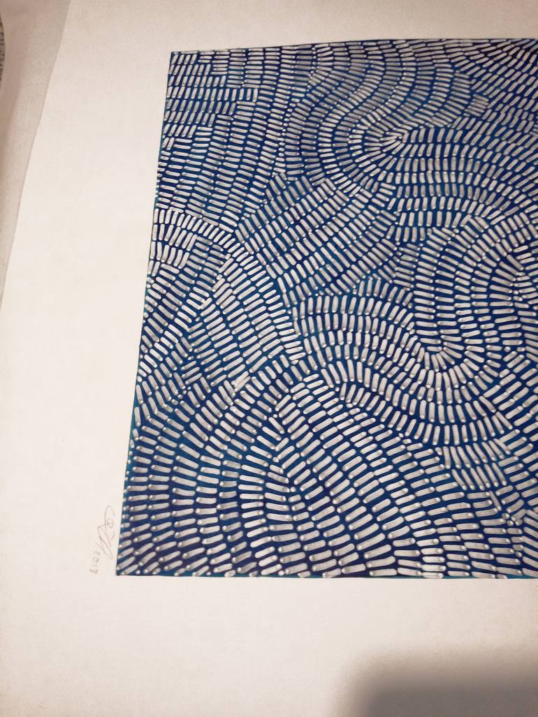 Original Minimalism Abstract Drawing by Paco Vila Guillen