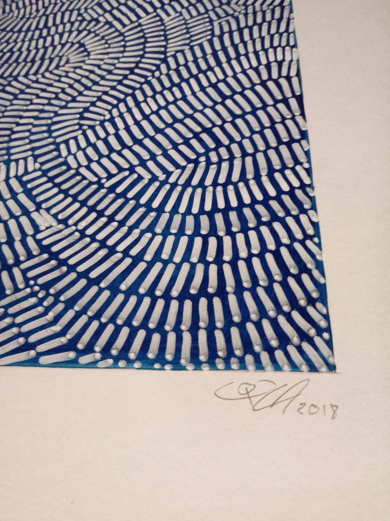Original Minimalism Abstract Drawing by Paco Vila Guillen