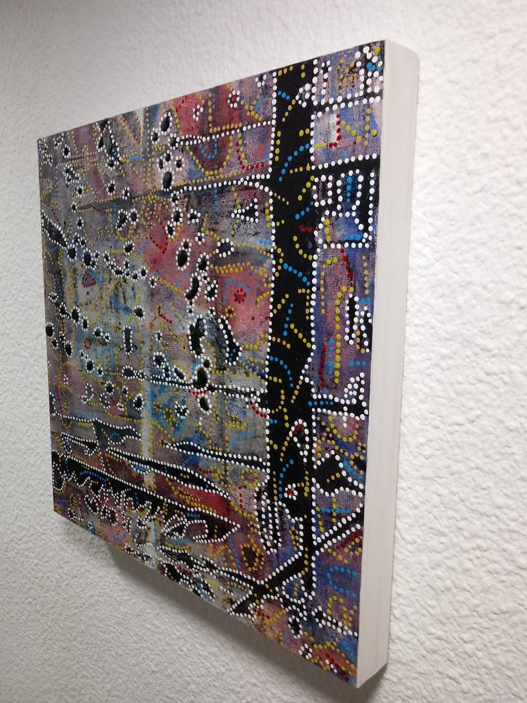 Original Abstract Painting by Paco Vila  Guillén