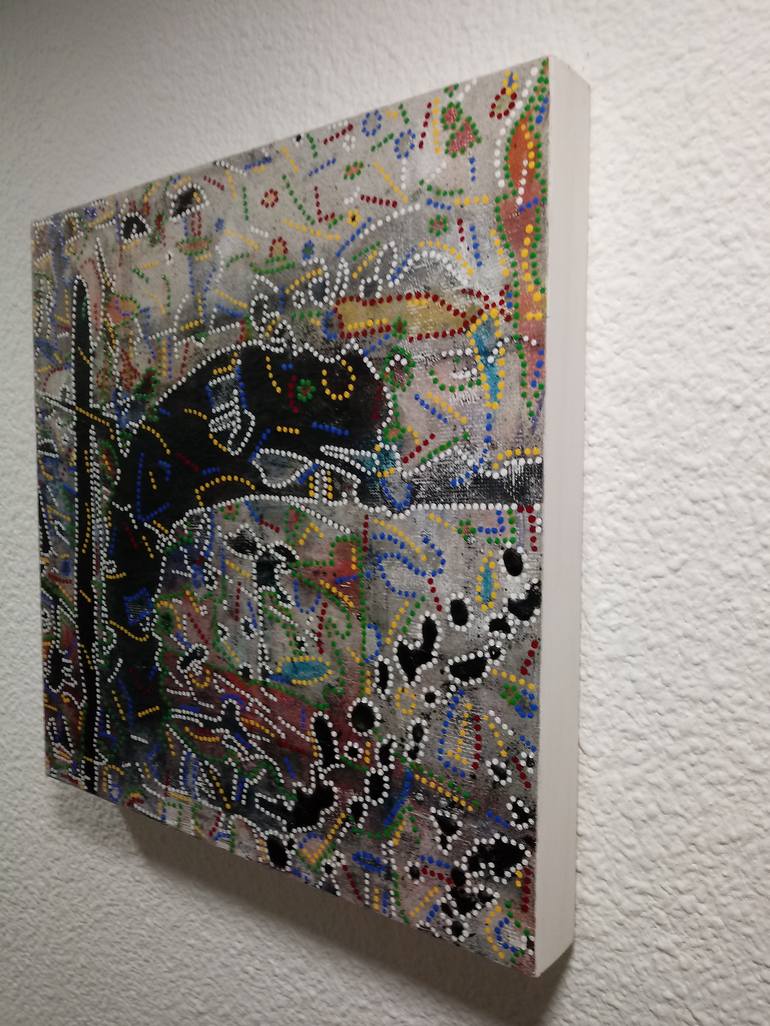 Original Abstract Painting by Paco Vila  Guillén