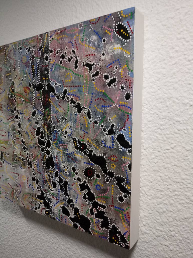 Original Abstract Painting by Paco Vila  Guillén