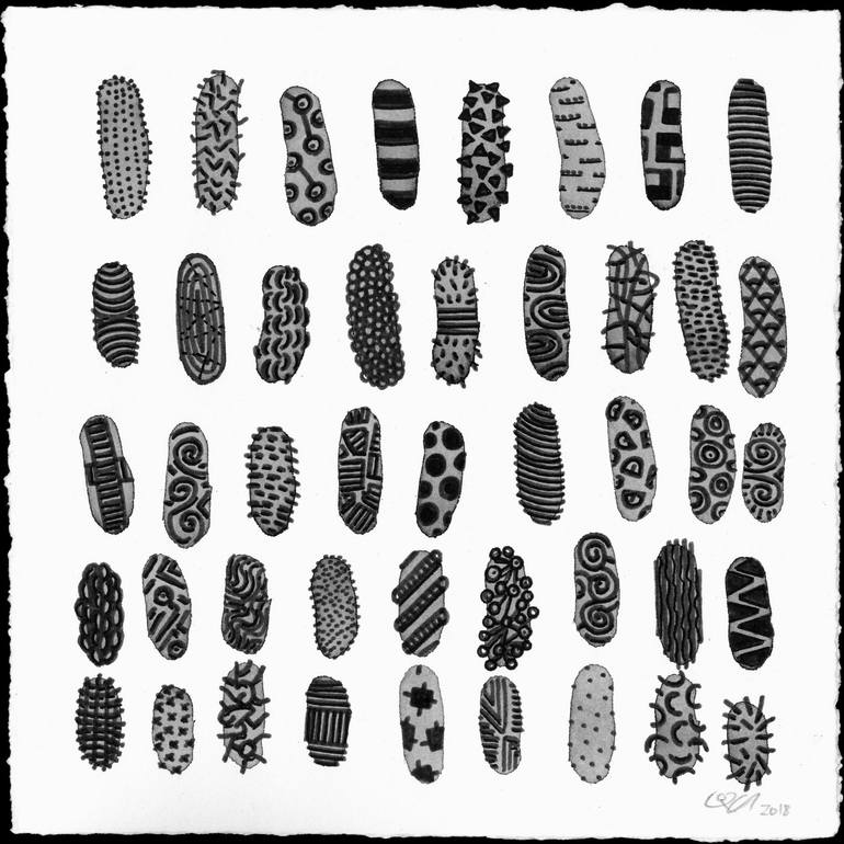 Print of Minimalism Abstract Drawings by Paco Vila Guillen