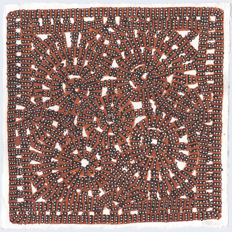Print of Folk Abstract Drawings by Paco Vila Guillen