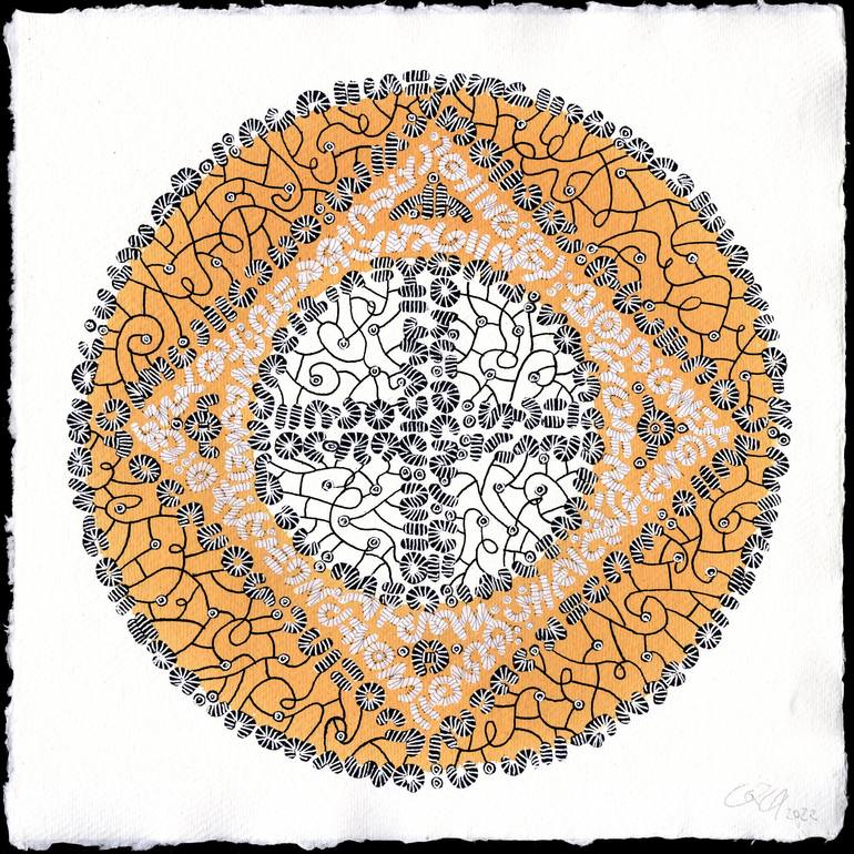 Print of Modern Abstract Drawings by Paco Vila Guillen