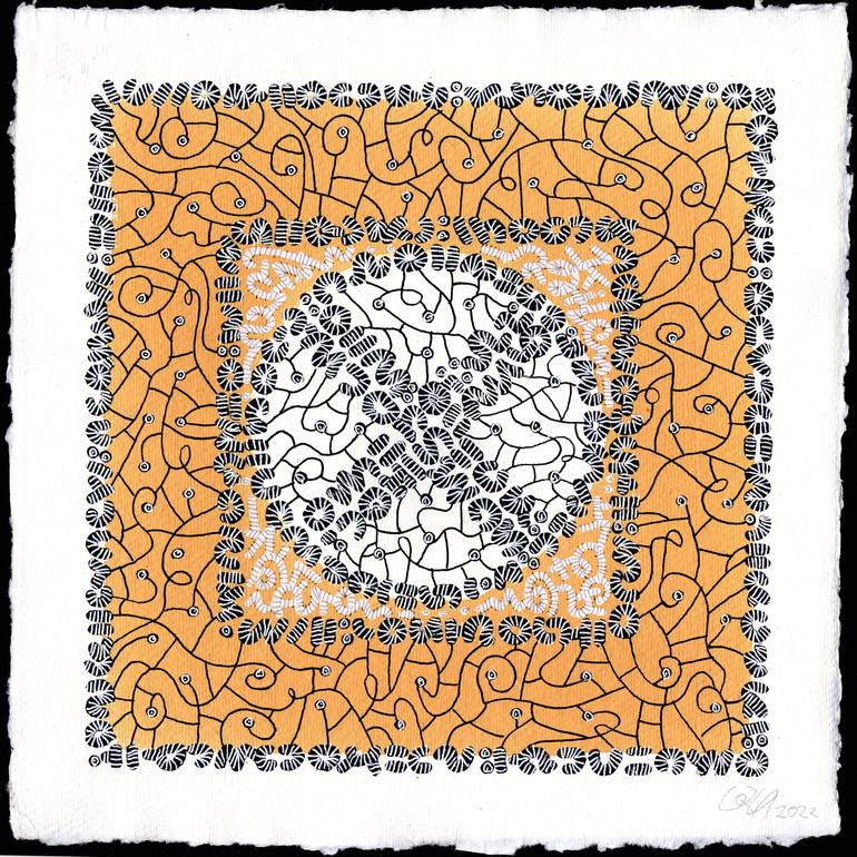 Print of Modern Abstract Drawings by Paco Vila Guillen