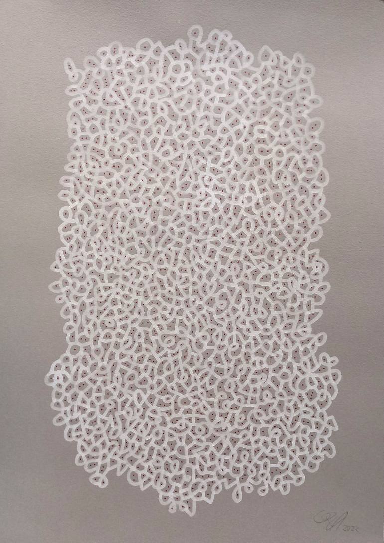Original Contemporary Abstract Drawings by Paco Vila Guillen