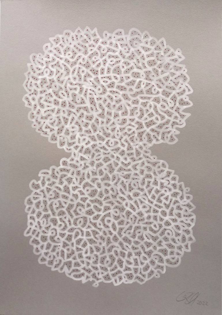 Original Contemporary Abstract Drawings by Paco Vila Guillen