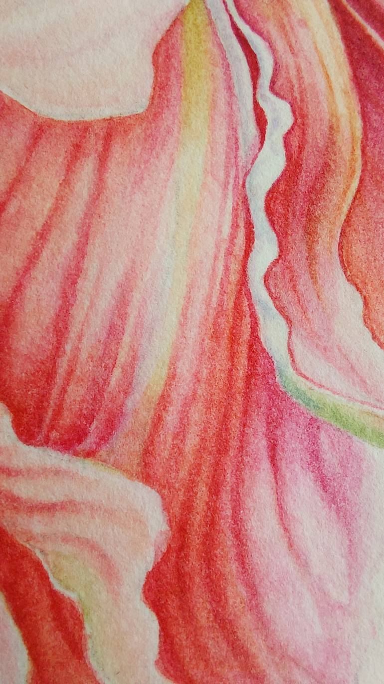 Original Illustration Floral Painting by Aleksandra Gorchakova