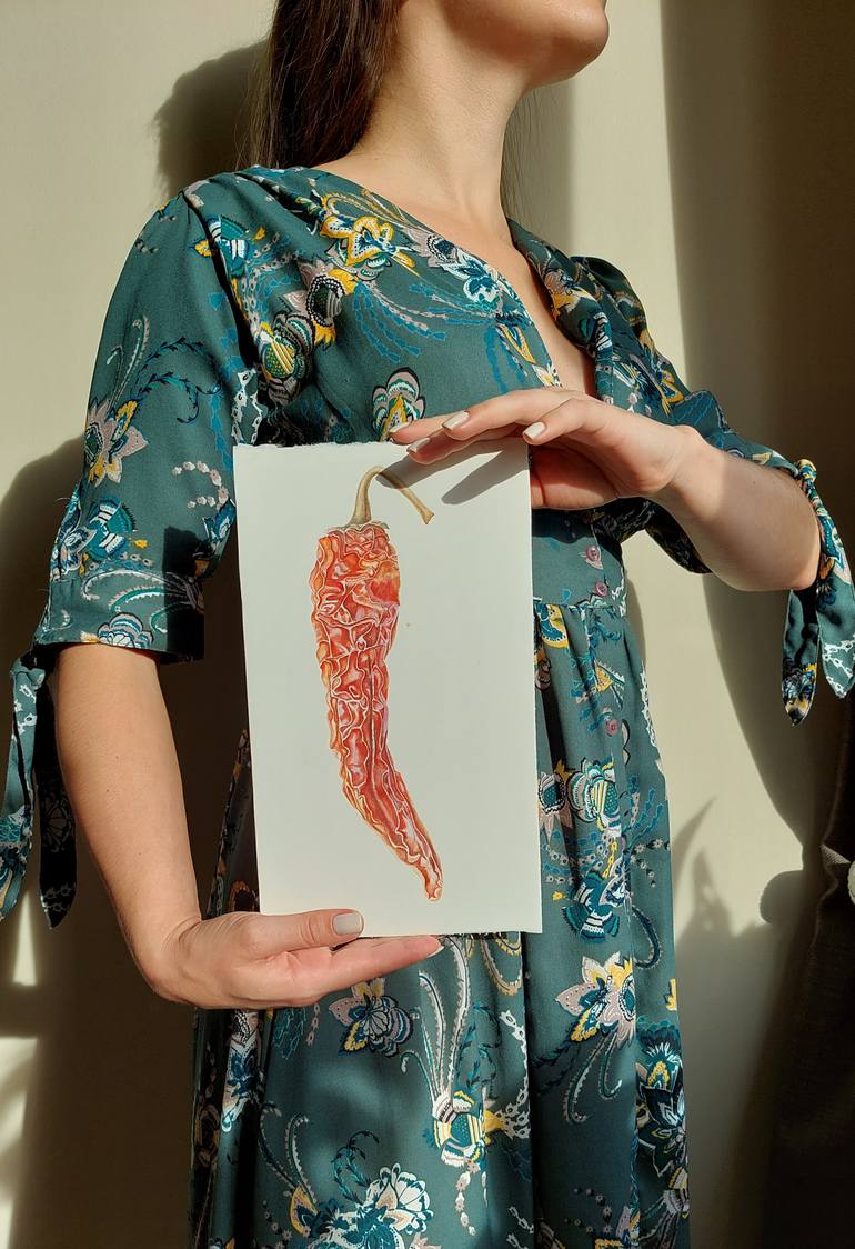 Original Other Botanic Painting by Aleksandra Gorchakova