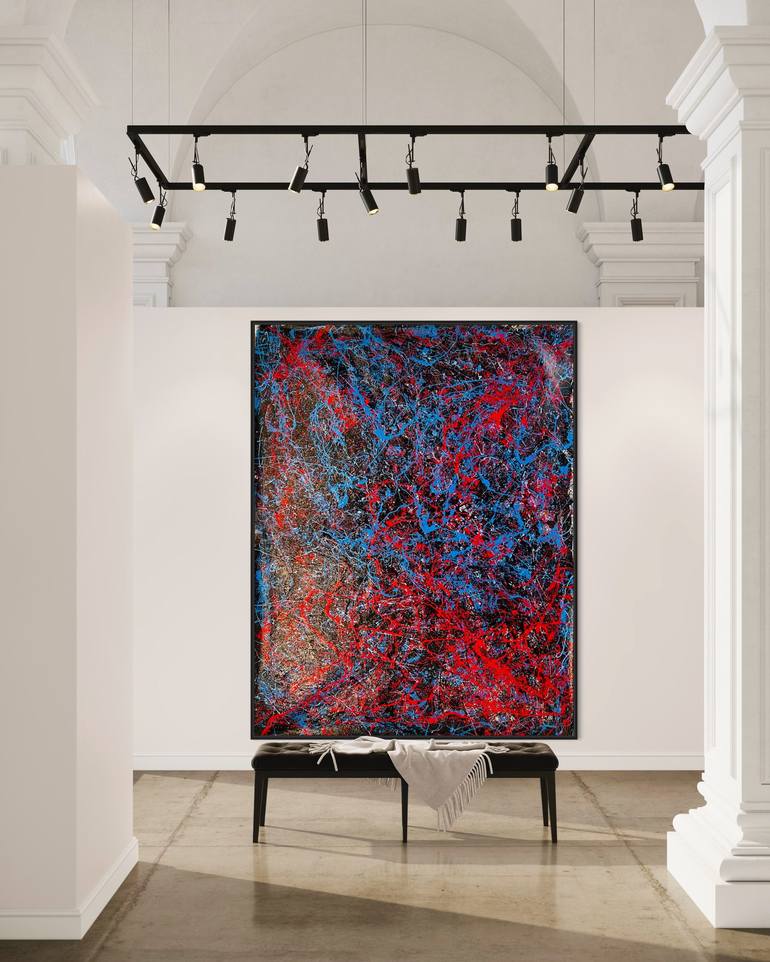 Original Abstract Painting by Patrick Rooney