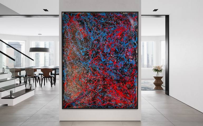 Original Abstract Painting by Patrick Rooney