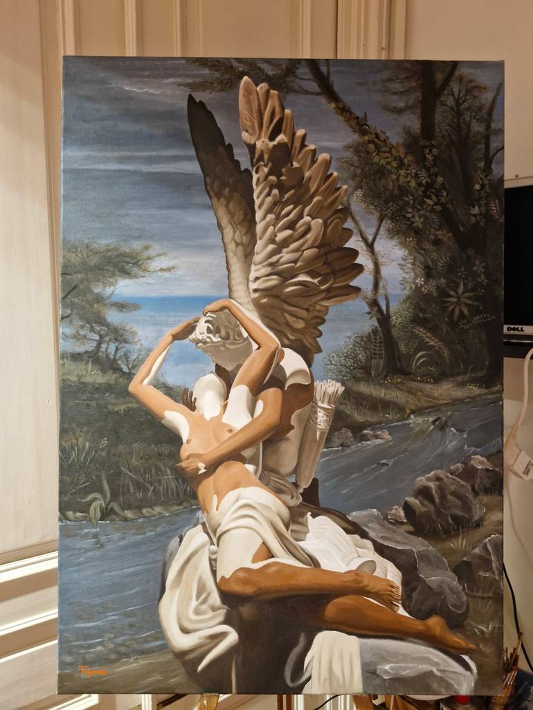 Original Baroque Classical Mythology Painting by Stefano Trapanese