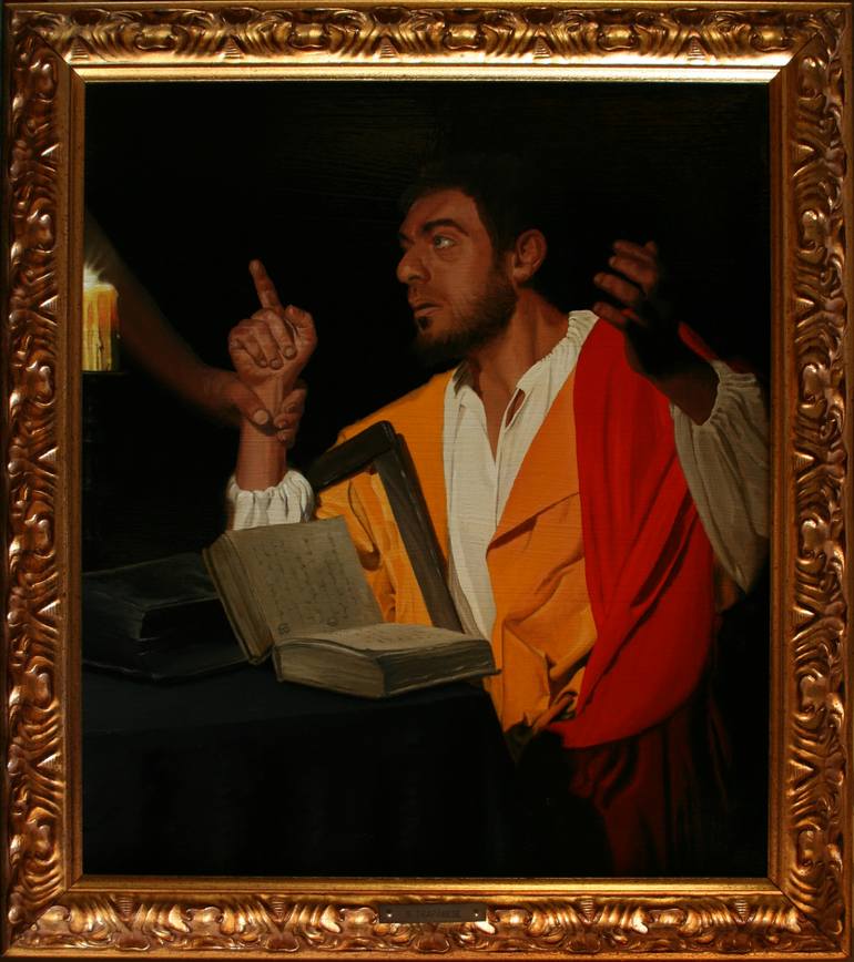 Original Contemporary Religion Painting by Stefano Trapanese